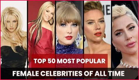 Most Popular Female Celebrities: A Comprehensive Guide